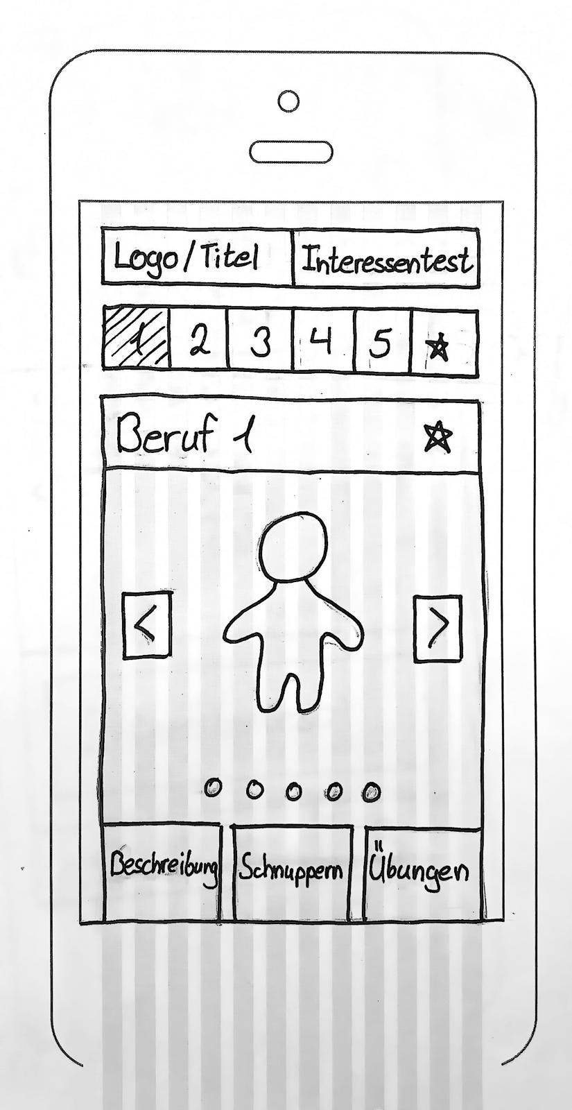 Paper Wireframe of ByteMentor
